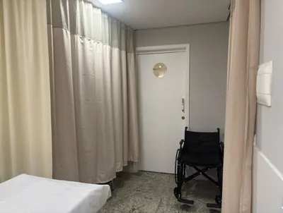 Sala de recuperação após os exames